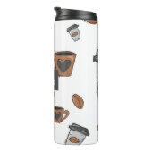 豆と私のモノグラムのタンバー タンブラー (回転右)