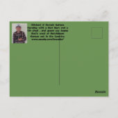 豆と納豆のポストカード付きカンザス農業 ポストカード (裏面)