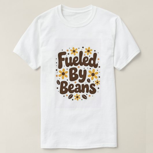 豆に火をつけろ Tシャツ (デザイン正面)