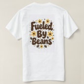 豆に火をつけろ Tシャツ (デザイン裏面)