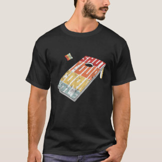 豆のおもしろいバッグあなたのコーンホールレトロスタイルCor Tシャツ