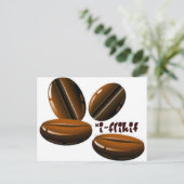 豆のちらつき ポストカード (スタンド正面)