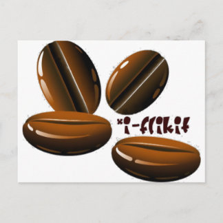 豆のちらつき ポストカード