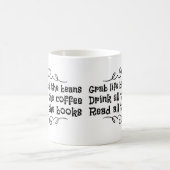 豆のコーヒー・マグによるグラブの生命 コーヒーマグカップ (中央)