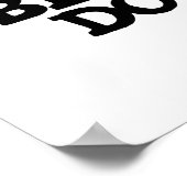 豆のパンをおもしろい作った ポスター (角)