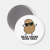 豆のパンをおもしろい作った マグネット (正面/裏面)