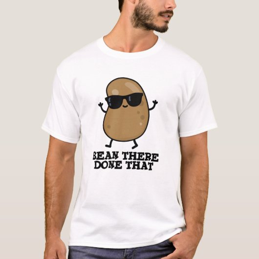 豆のパンをおもしろい作った Tシャツ (正面)
