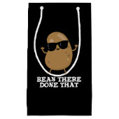 豆のプンダークおもしろいBGを行った スモールペーパーバッグ (正面)