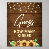 豆の数 キッス キャンディ ひまわりを当ててみて ポスター (正面)