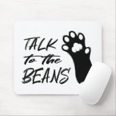 豆の猫と話す マウスパッド (マウス)