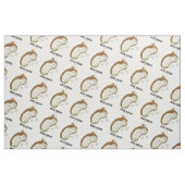 豆の解剖学のユーモアの中の種 ファブリック (ファットクウォーター)