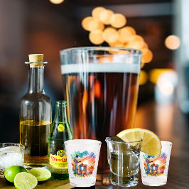 豆またはNo Beans Chili料理カウボーイ1 ショットグラス