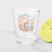 豆またはNo Beans Chili料理カウボーイ1 ショットグラス (裏面)