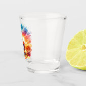 豆またはNo Beans Chili料理カウボーイ1 ショットグラス (右)