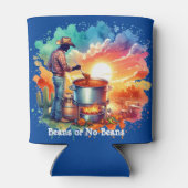 豆またはNo Beans Chili料理カウボーイ1 缶クーラー (裏面)