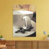 豆をカップに キャンバスプリント (インサイチュ (リビング))