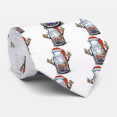 豆カウンターのクリスマス ネクタイ (ロール)