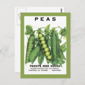 豆シードパケット ポストカード (正面/裏面)