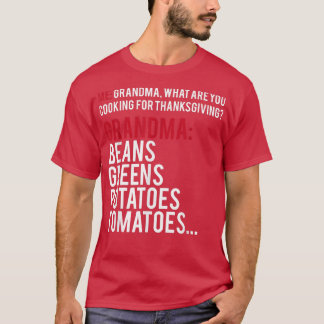 豆ジャガイモのトマトのウイルおもしろいスソンラップの Tシャツ