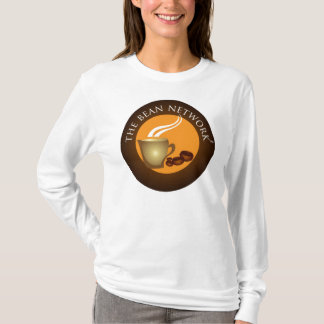 豆ネットワークの女性フード付きスウェットシャツ Tシャツ