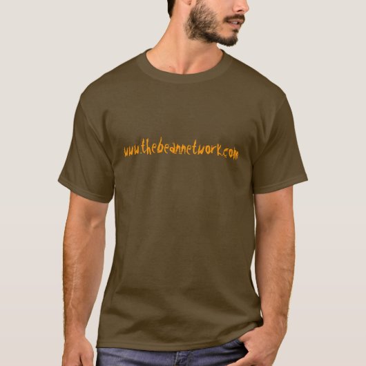 豆ネットワーク-人のウェブサイトのワイシャツ Tシャツ (正面)