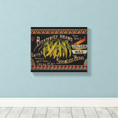 豆ラベル野菜国 キャンバスプリント (インサイチュ (ウッドフロア))