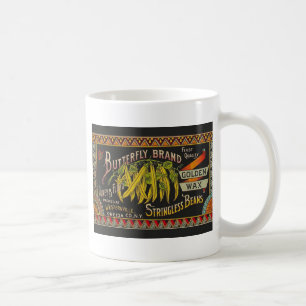 豆ラベル野菜国 コーヒーマグカップ