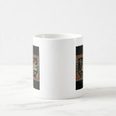豆ラベル野菜国 コーヒーマグカップ (中央)