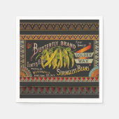 豆ラベル野菜国 スタンダードカクテルナプキン (正面)