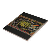 豆ラベル野菜国 タイル (側面)