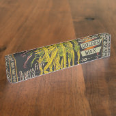 豆ラベル野菜国 デスクネームプレート (側面)