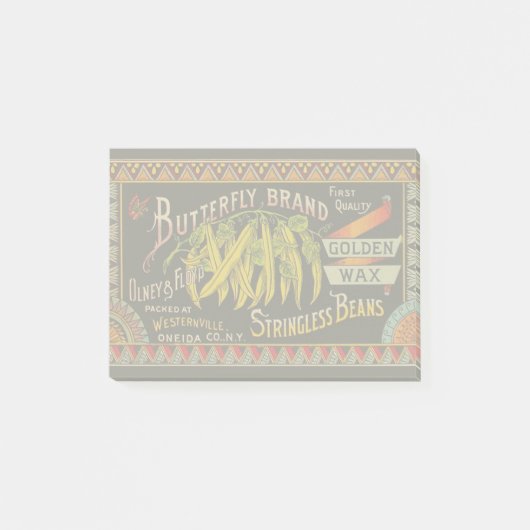 豆ラベル野菜国 ポストイット (正面)