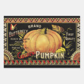 豆ラベル野菜国 ラッピングペーパーシート (正面3)