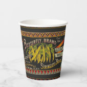 豆ラベル野菜国 紙コップ (正面)