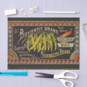 豆ラベル野菜国 薄葉紙 (クラフト)