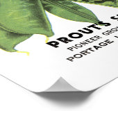 豆ヴィンテージシードパケット ポスター (角)