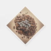 豆好きコーヒー豆の美学 スタンダードランチョンナプキン (角)