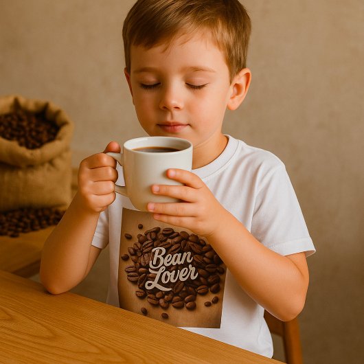 豆好きコーヒー豆の美学 Tシャツ