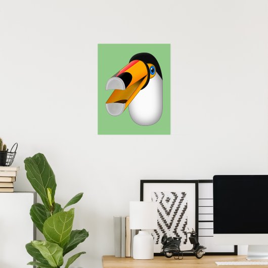 豆缶 ポスター (ホームオフィス)