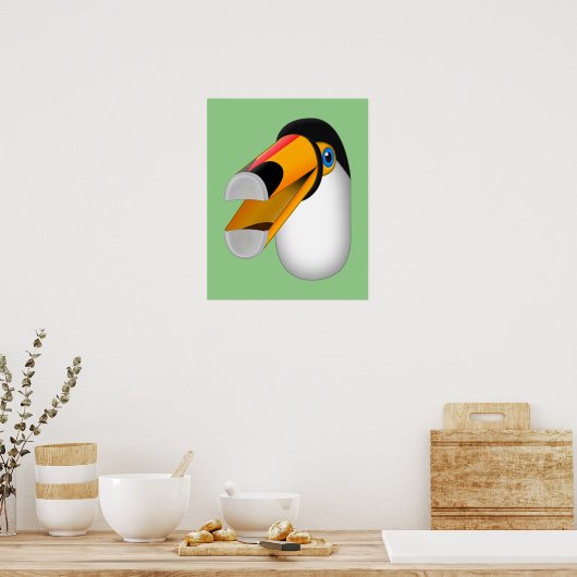 豆缶 ポスター (キッチン)