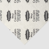 豆腐おもしろいをテーマにしたティッシュペーパー 薄葉紙 (詳細)