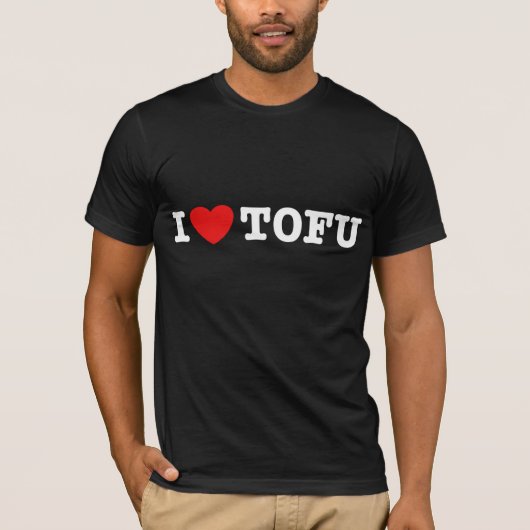 豆腐が大好き Tシャツ (正面)