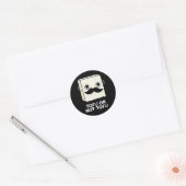豆腐のシェイクスピアおもしろいプンダークBG ラウンドシール (封筒)
