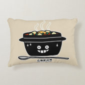 豆腐のシチュースープSundubuの韓国のぴりっとする柔らかいjjigae アクセントクッション (正面)