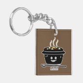 豆腐のシチュースープSundubuの韓国のぴりっとする柔らかいjjigae キーホルダー (正面左)