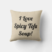 豆腐のシチュースープSundubuの韓国のぴりっとする柔らかいjjigae クッション (裏面)