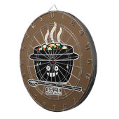 豆腐のシチュースープSundubuの韓国のぴりっとする柔らかいjjigae ダーツボード (正面右)