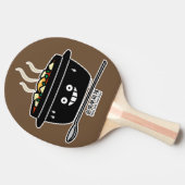 豆腐のシチュースープSundubuの韓国のぴりっとする柔らかいjjigae 卓球ラケット (横)