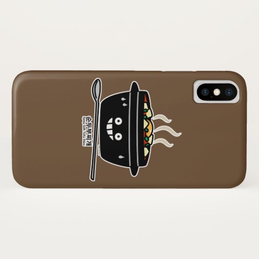 豆腐のシチュースープSundubuの韓国のぴりっとする柔らかいjjigae Case-Mate iPhoneケース (裏面(横))