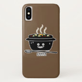 豆腐のシチュースープSundubuの韓国のぴりっとする柔らかいjjigae Case-Mate iPhoneケース (裏面)
